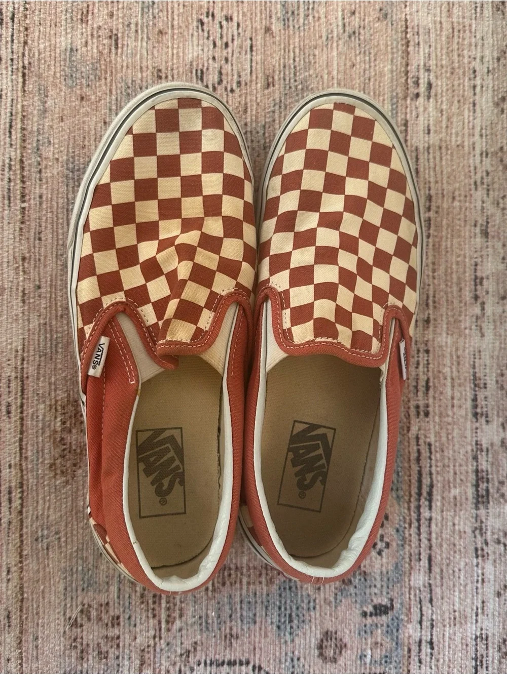 Vans Checkerboard Slip-On Sneakers size 9
